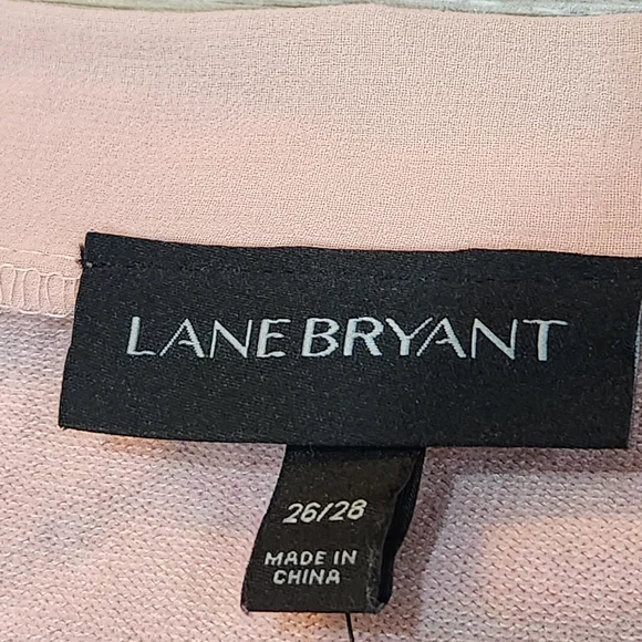 Lane Bryant Soft Pink Knit Top - Picture 4 of 5